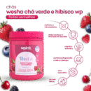wesha chá verde e hibisco - 300g - wp