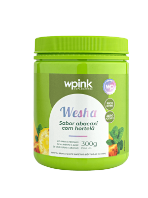 wesha chá verde e abacaxi - 300g - wp