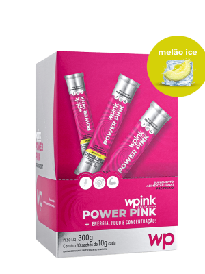 power pink de melão ice - pré-treino - 300g - wp