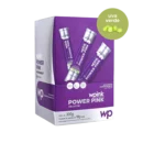 power pink sem cafeína de uva verde - pré-treino - 300g - wp
