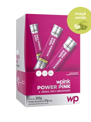 power pink de maçã verde - pré-treino – 300g - wp