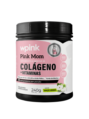 colágeno pink mom maçã verde - 240g - wp