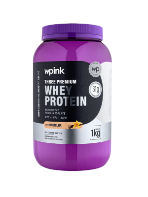 three premium whey protein baunilha 3W - (1kg) - wp