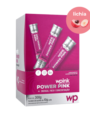 power pink de lichia - pré-treino – 300g - wp
